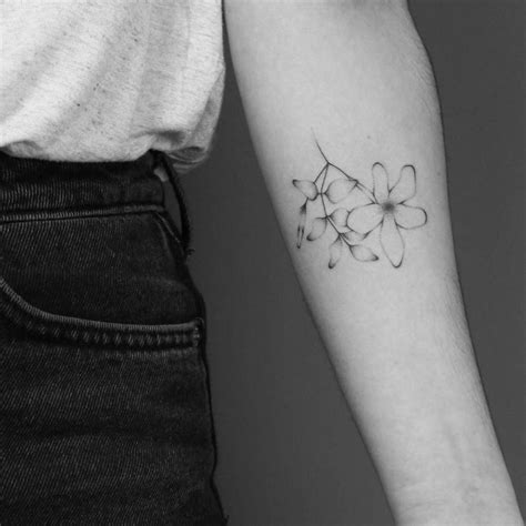 diseo de jazmines tatuajes|150 ideas de Tatuajes de jazmines 